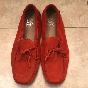 Red Suede Driving Loafer (Barney’s New York)